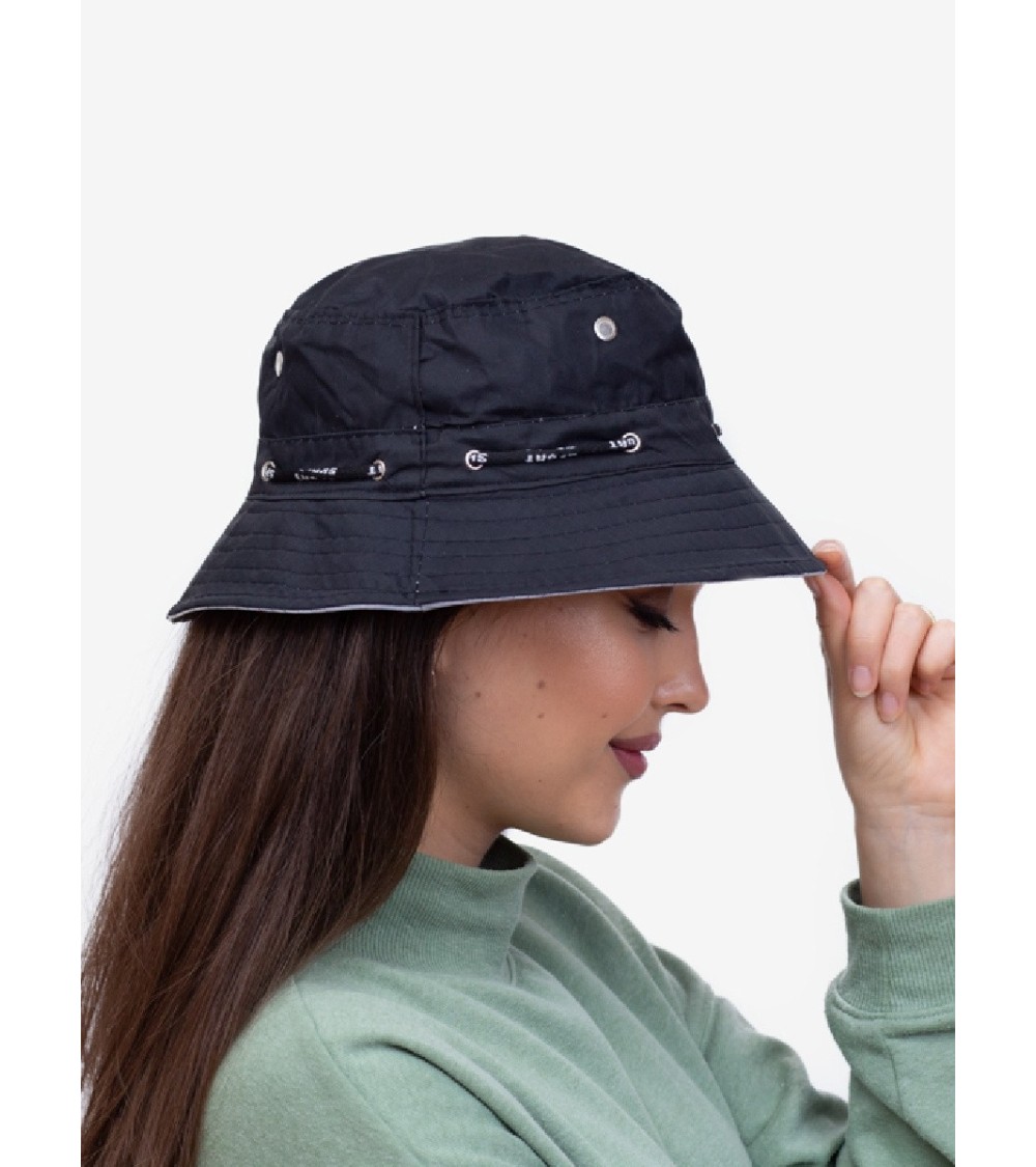 Czapka damska typu bucket hat Shelovet czarna