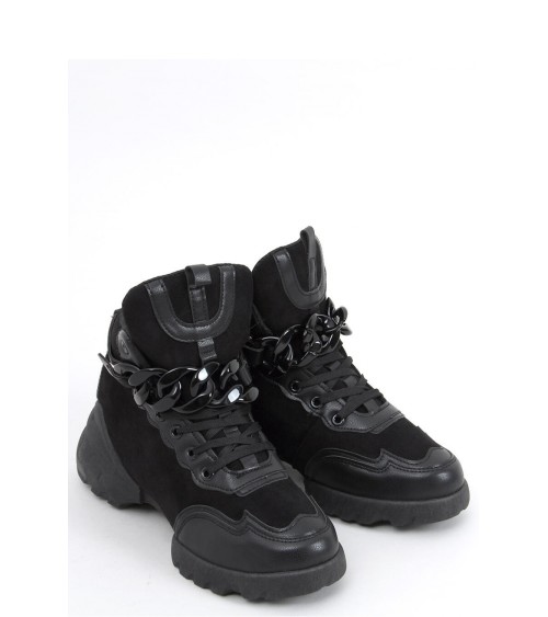 Buty sportowe z odpinanym łańcuchem PERI BLACK - Inello