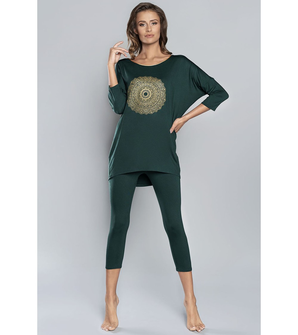 Piżama piżama Italian Fashion Mandala r.3/4 sp.3/4 zielony - Italian Fashion
