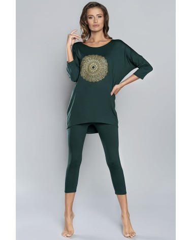 Piżama piżama Italian Fashion Mandala r.3/4 sp.3/4 zielony - Italian Fashion
