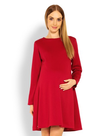 Sukienka Ciążowa Model 1359C Red - PeeKaBoo