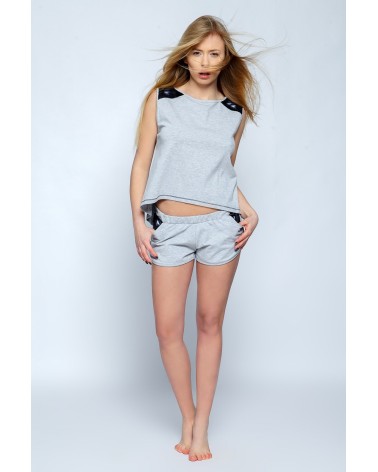 Piżama Komplet Model Siren Grey - Sensis