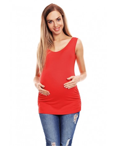 Koszulka ciążowa Model 0141 Coral - PeeKaBoo