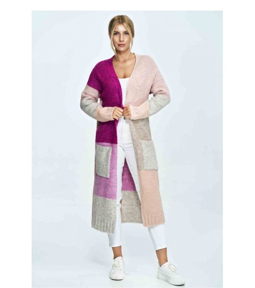 Sweter Kardigan Model M896 Fuksja/Pink - Figl