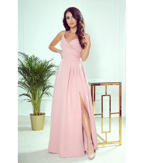 Sukienka Model Chiara 299-2 Powder Pink - Numoco