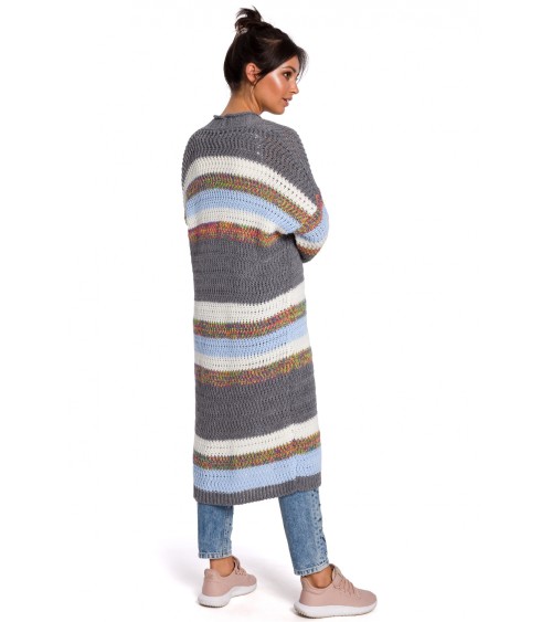 Sweter Kardigan Model BK036 Model 2 - BE Knit