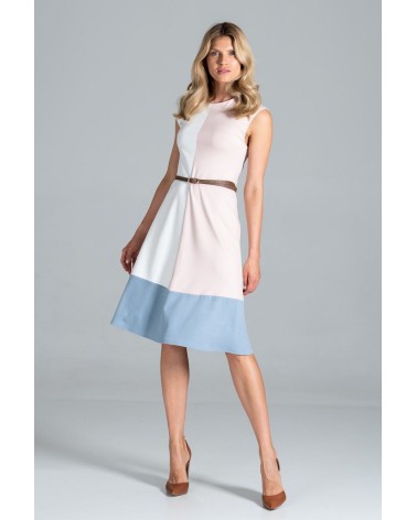 Sukienka Model M815 Ecru/Pink/Blue - Figl