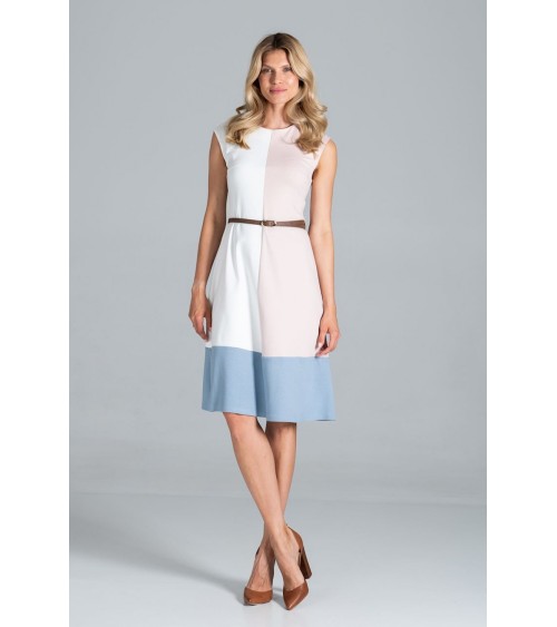 Sukienka Model M815 Ecru/Pink/Blue - Figl